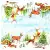 Serwetka do decoupage sarenki i choinka 25x25 IHR Unikat