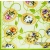 Serwetka do decoupage pisanki ozdobione kwiatami 33x33 MAKI