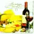 Serwetka do decoupage sery i wino 33x33 MAKI Unikat
