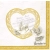 Serwetka do decoupage ślubne gołąbki w sercu 33x33 MAKI Unikat