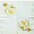 Serwetka do decoupage ślubne obrączki i róza 33x33 MAKI Unikat