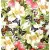 Serwetka do decoupage magnolia i motyle 25x25 MICHEL Unikat