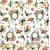 Serwetka do decoupage zegar vintage 33x33 firmy NOUVEAU
