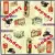 Serwetka do decoupage symbole Londynu 33x33 NOUVEAU Unikat