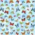 Serwetka do decoupage kolorowe motylki 33x33 NOUVEAU Unikat