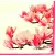 Serwetka do decoupage różowa magnolia 33x33 NOUVEAU Unikat