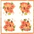 Serwetka do decoupage dynie i kwiaty 33x33 PAW