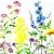 Serwetka do decoupage kolorowe kwiaty łąkowe 33x33 PAW Unikat