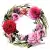 Serwetka do decoupage wianek z róż 33x33 seria PAW