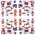 Serwetka do decoupage zabawki świąteczne 33x33 firmy PAW