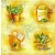 Serwetka do decoupage zioła w różnej postaci na beżowym tle 33x33 PAW