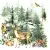 Serwetka do decoupage zwierzęta leśne 33x33 PEPCO