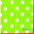 Serwetka do decoupage białe grochy na seledynowym tle 33x33 PIXIE Unikat