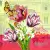 Serwetka do decoupage bukiet kwiatów z tulipanami 25x25 PPD Unikat