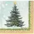 Serwetka do decoupage choinka z gwiazdką 25x25 PPD Unikat