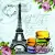 Serwetka do decoupage francuskie makaroniki 25x25 PPD Unikat