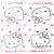 Serwetka do decoupage Hello Kitty 33x33 PROCOS Unikat