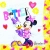 Serwetka do decoupage myszka Minnie i  kaczuszka Daisy 33x33 PROCOS Unikat