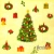 Serwetka do decoupage choinka i wieniec adwentowy 33x33 R&F Unikat