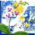Serwetka do decoupage chińskie wazy i storczyki, orchidee 33x33 DOMEX Unikat