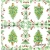 Serwetka do decoupage choinka w doniczce 33x33 TETEaTETE