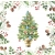 Serwetka do decoupage choinka w doniczce 33x33 TETEaTETE
