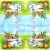 Serwetka do decoupage wielkanocny baranek 33x33 TETEaTETE
