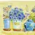 Serwetka do decoupage kwiaty w doniczkach 33x33 TI-FLAIR Unikat