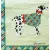 Serwetka do decoupage cztery psy rasowe w szalikach i kamizelkach 33x33 ULSTER WEAVERS Unikat
