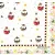 Serwetka do decoupage piernikowe bombki 33x33 VILLEROY Unikat