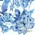 Serwetka do decoupage niebieskie motywy kwiatowe 33x33 ZARA HOME Unikat