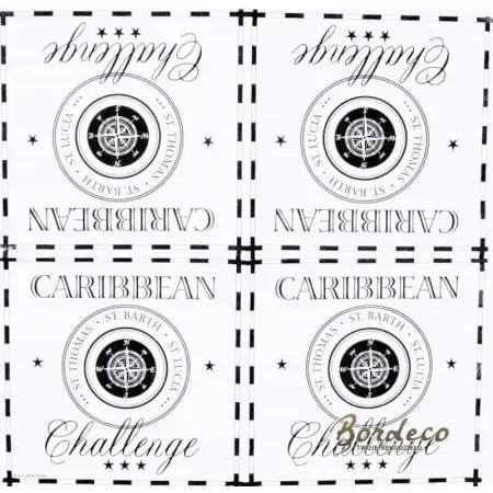 Serwetka do decoupage Caribbean Challenge 33x33 Ambiente Unikat