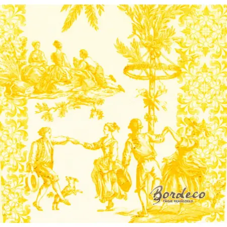 erwetka do decoupage dworskie zabawy 33x33 Unikat